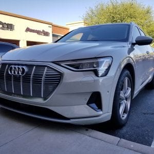 Clear Bra for white Audi